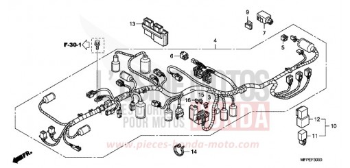 FAISCEAU DES FILS CB1300SAA de 2010